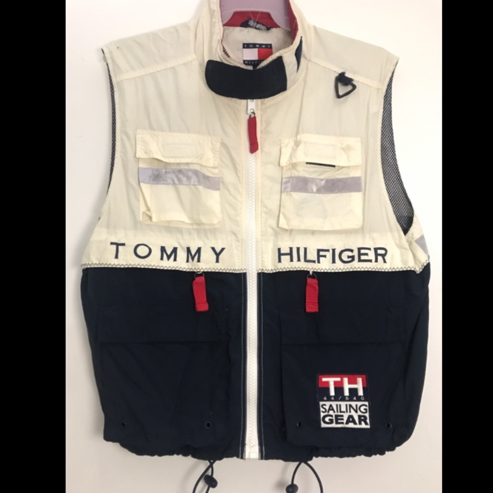 Rare Vintage Tommy Hilfiger Sailing Gear Vest